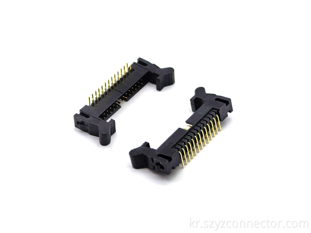 2.0mm Pitch Ejector Header Connector Right Angle 2*13P